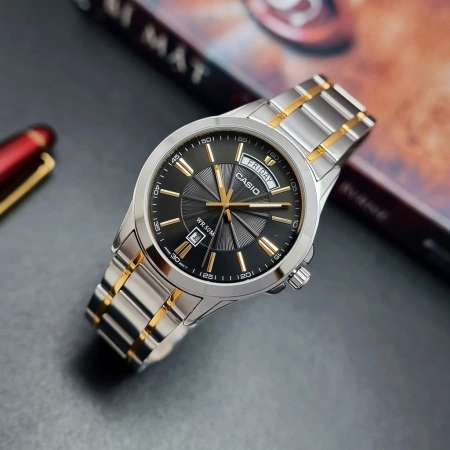 ZEGAREK MĘSKI CASIO  MTP-1381G-1A (zd191d) + BOX