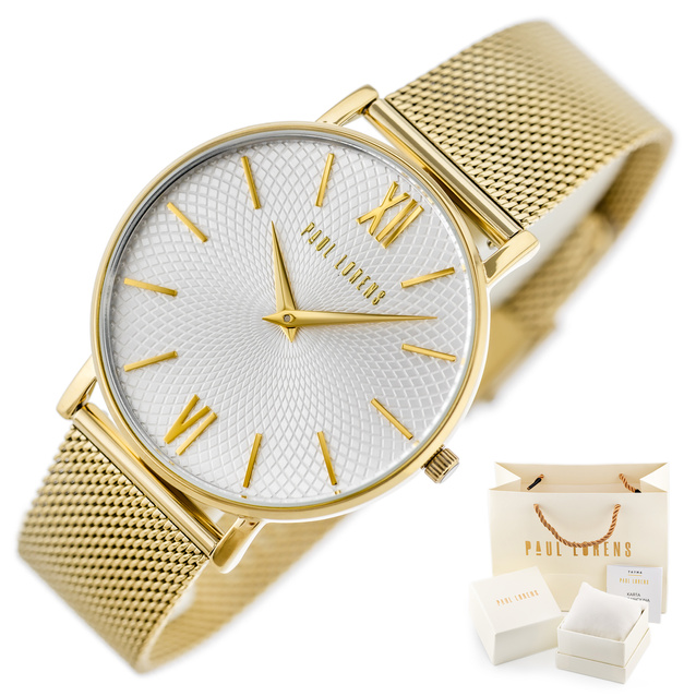 ZEGAREK DAMSKI PAUL LORENS - PL11989B7-3D1 (zg520b) + BOX