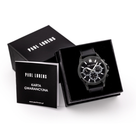 PAUL LORENS MALE WATCH - PL8071A2-1A5 (zg373b) + BOX