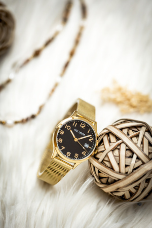 PAUL LORENS WOMEN'S WATCH - PL20000B-1D1 (zg572c) + BOX