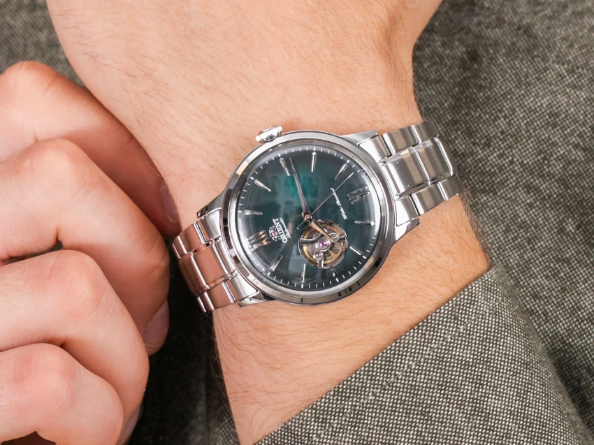 Orient Classic Bambino Open Heart Men's Watch RA-AG0026E10B + BOX