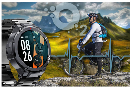 SMARTWATCH MĘSKI GRAVITY GT8-2 - z GPS (sg017b)