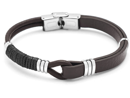PAUL LORENS MEN'S PRESENT SET - Watch + Bracelet (zg370f)