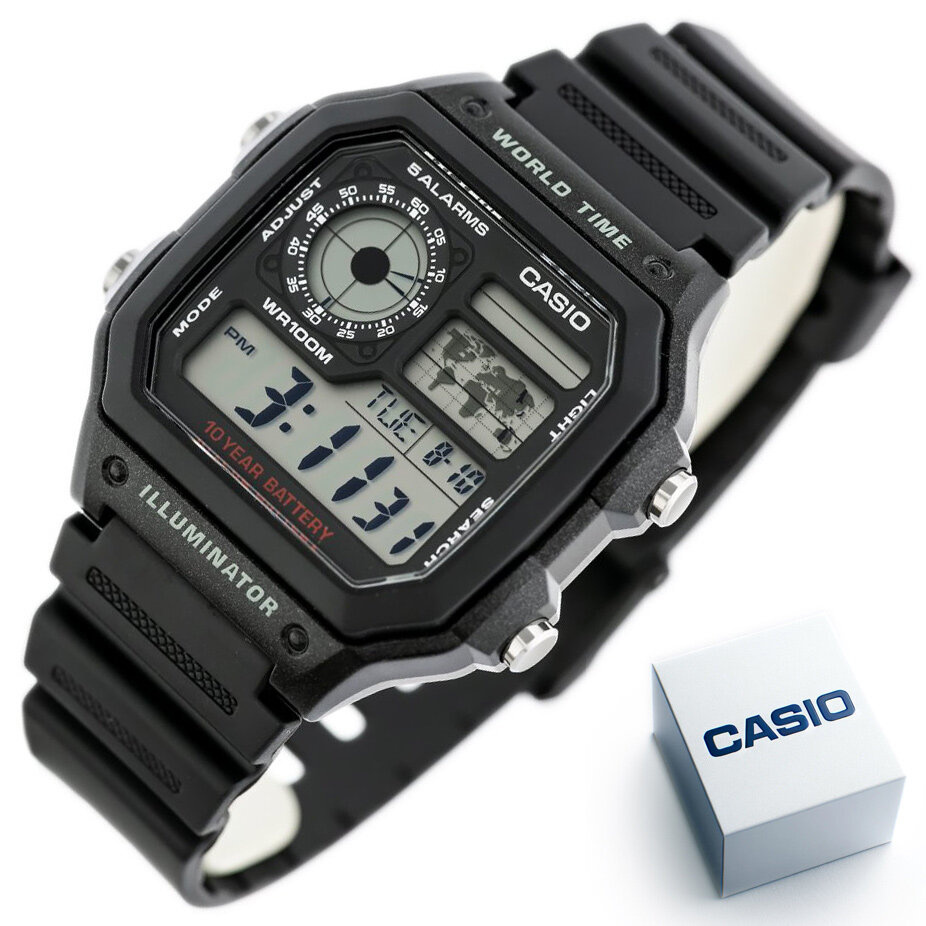 Zegarek Męski Casio Ae-1200Wh-1Avcf (Zd146A) + Box