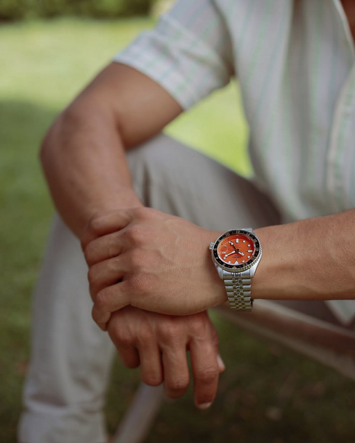 MEN'S WATCH SEIKO 5 SPORTS SSK005K1 GMT AUTOMAT WR100 + BOX