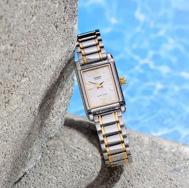CASIO WOMEN'S WATCH LTP-1235SG-7ADF + BOX