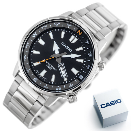 ZEGAREK MĘSKI CASIO MTD-130D-1A4 + BOX