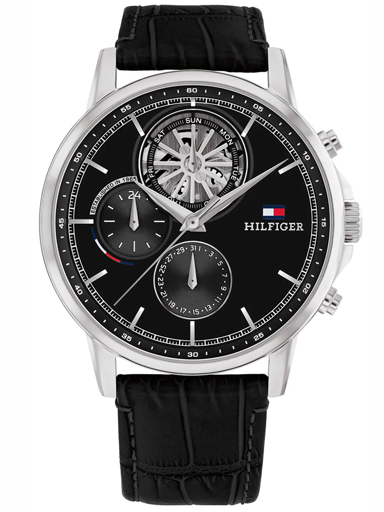 Pánske hodinky TOMMY HILFIGER 1710605 Steward Open Heart + BOX