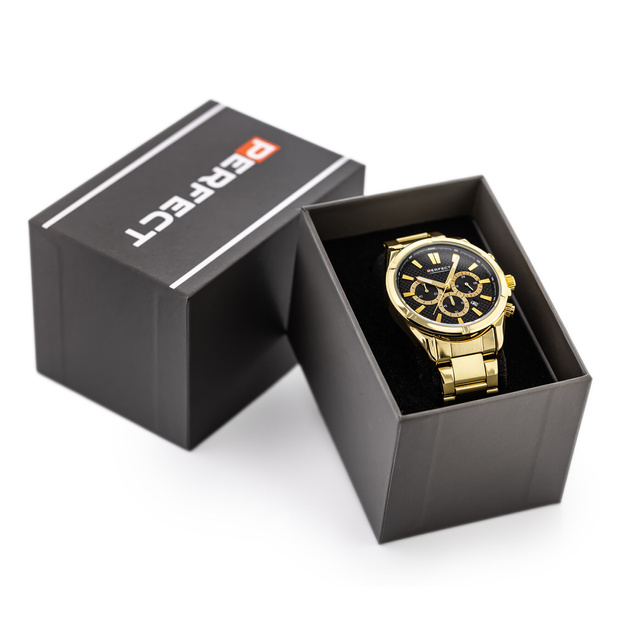 PERFECT MALE WATCH M501CH-06 - CHRONOGRAPH (zp381b) + BOX