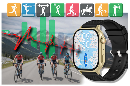 SMARTWATCH UNISEX GRAVITY GT15-6 - BLUETOOTH CONNECTIONS, ADDITIONAL PASSAGE (sg029f)