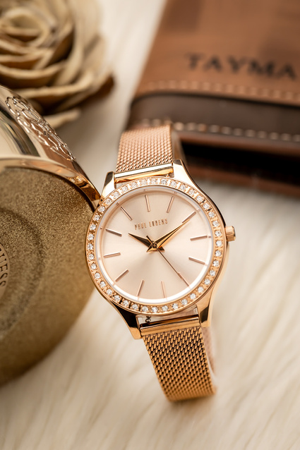 PAUL LORENS WOMEN'S WATCH - PL10482B2-4D1 (zg504c) + BOX