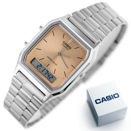 ZEGAREK UNISEX CASIO Vintage  AQ-230A-4AMQYDF + BOX