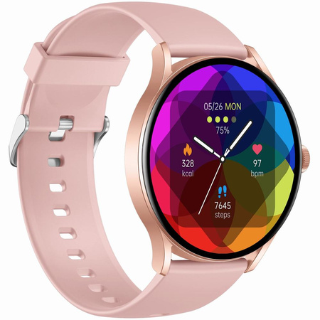 SMARTWATCH UNISEX GRAVITY GT2-1 PRO - AMOLED, WŁASNE TARCZE (sg040a)