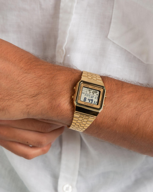 CASIO VINTAGE MEN'S WATCH A500WGA-9DF (zd158d) + BOX