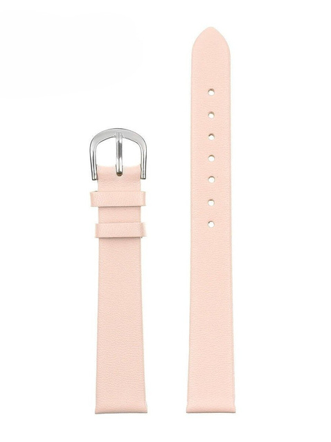 W36L leather watch strap - pink - 18mm