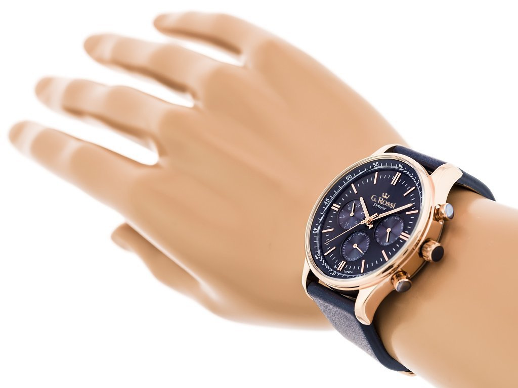 ZEGAREK G. ROSSI - E-10602A2-6F3 - EXCLUSIVE (zg278f) + BOX