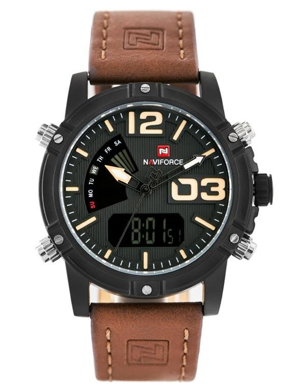 PÁNSKE HODINKY NAVIFORCE - CYKLÓN (zn036e) + KRABIČKA