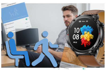 GRAVITY GT21-4 MEN'S SMARTWATCH - BLUETOOTH CALL, ADDITIONAL BELT (sg025d)
