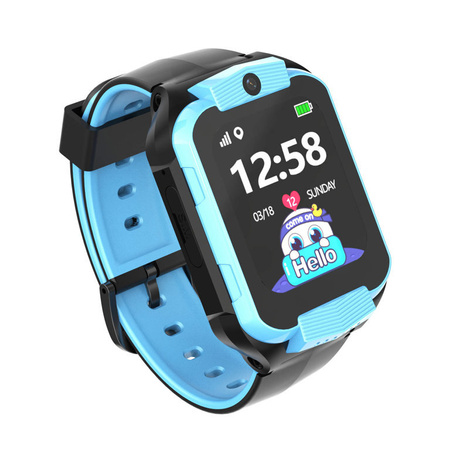 SMARTWATCH DZIECIĘCY PACIFIC 32-2 KIDS - blue / black (sy028b)