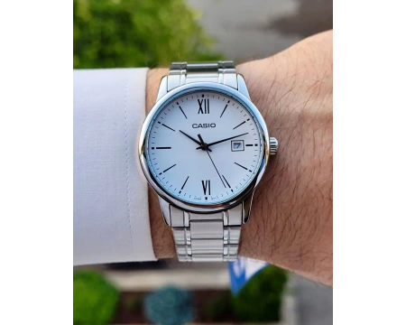 CASIO MEN'S WATCH MTP-V002D-7B3 + BOX (zd223c)