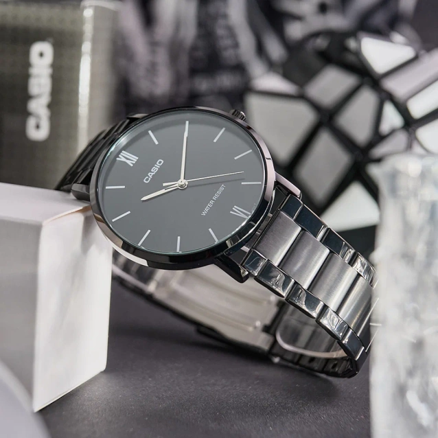 Casio Men's Watch MTP-VT01B-1B + BOX