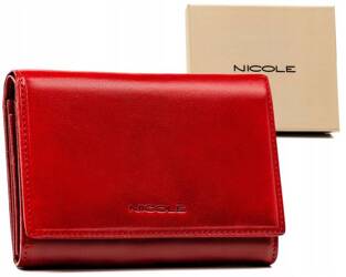 Duży, rozbudowany portfel damski ze skóry naturalnej - Nicole