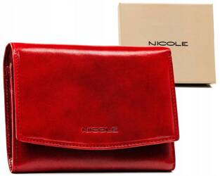 Elegancki, duży portfel damski ze skóry naturalnej - Nicole