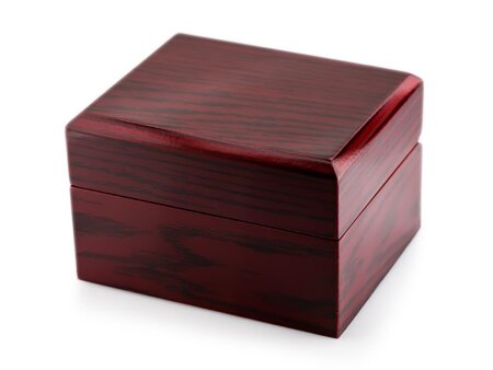 Prezentowe pudełko na zegarek - drewniane Większe