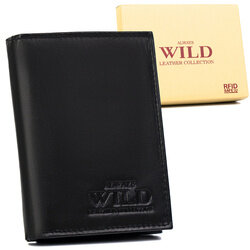 Skórzany portfel męski z zabezpieczeniem antykradzieżowym - Always Wild