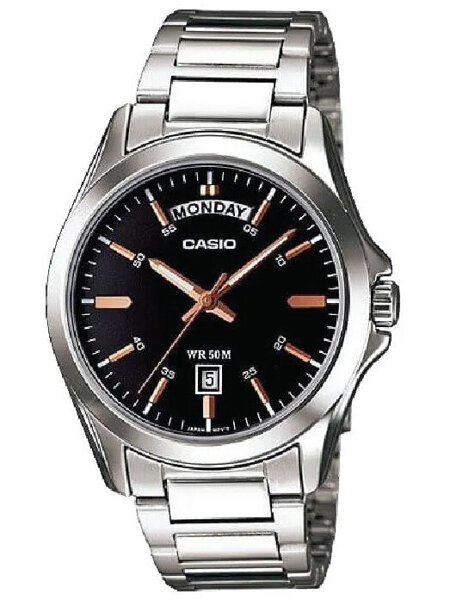 ZEGAREK MĘSKI CASIO MTP-1370D 1A2V (zd025a) + BOX