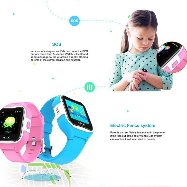 SMARTWATCH DZIECIĘCY PACIFIC 08-1 KIDS -  blue  (sy002c)