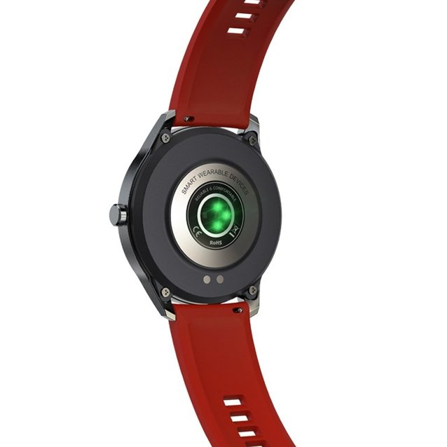 SMARTWATCH MĘSKI G. Rossi SW018-4 black/red (sg012d) WŁASNE TARCZE