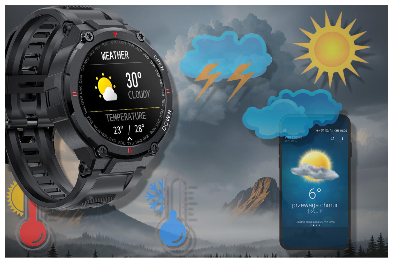 SMARTWATCH MĘSKI GRAVITY GT7-1 - WYKONYWANIE POŁĄCZEŃ (sg016a)