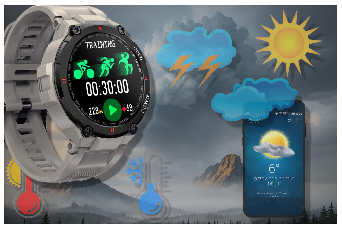 SMARTWATCH MĘSKI GRAVITY GT7-4 - WYKONYWANIE POŁĄCZEŃ (sg016d)