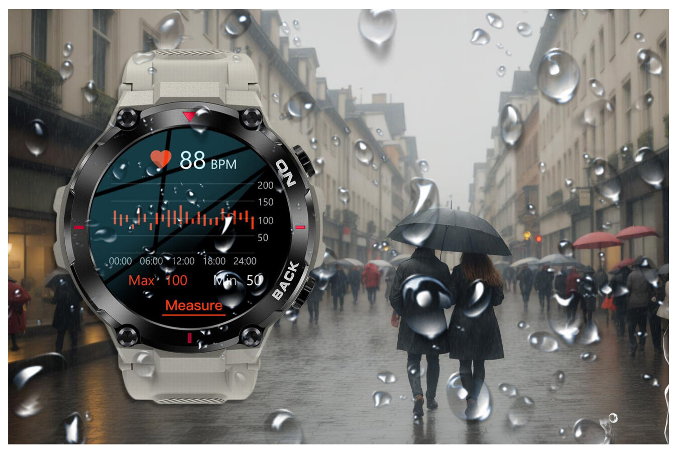 SMARTWATCH MĘSKI GRAVITY GT8-4 - z GPS (sg017d)