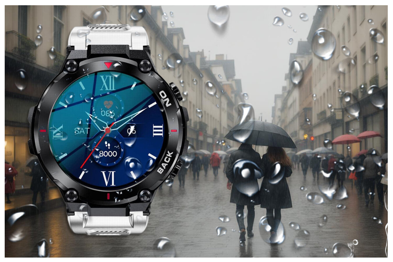 SMARTWATCH MĘSKI GRAVITY GT8-6 - z GPS (sg017f)