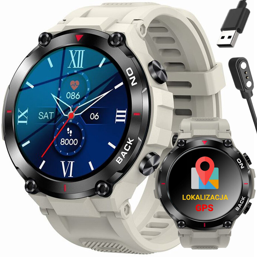 SMARTWATCH MĘSKI GRAVITY GT8-6 - z GPS (sg017f)