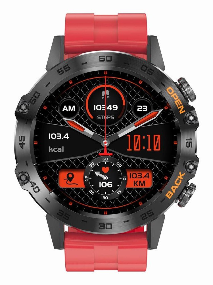 SMARTWATCH MĘSKI GRAVITY GT9-11 - WYKONYWANIE POŁĄCZEŃ, CIŚNIENIOMIERZ (sg021k)