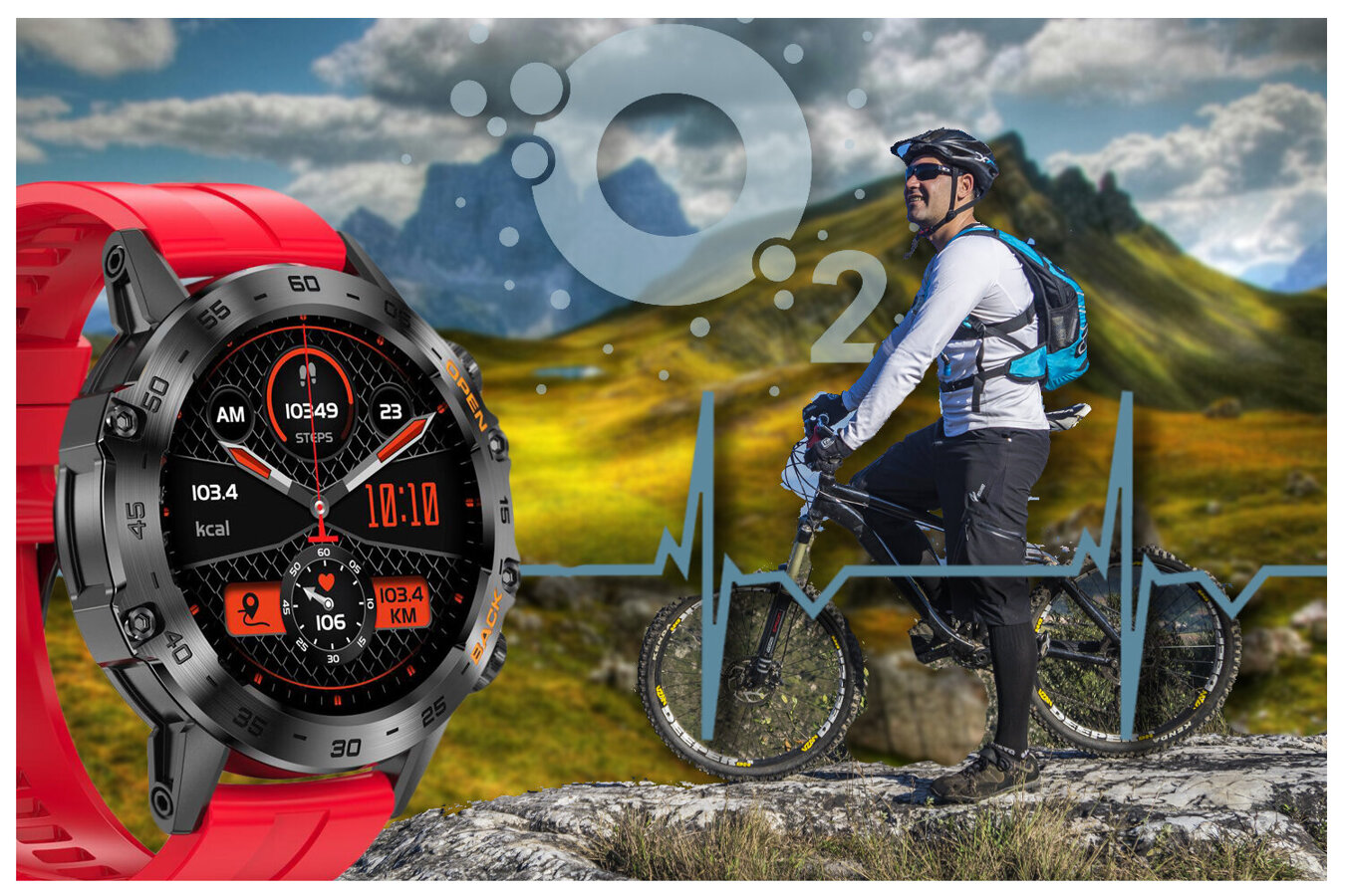 SMARTWATCH MĘSKI GRAVITY GT9-11 - WYKONYWANIE POŁĄCZEŃ, CIŚNIENIOMIERZ (sg021k)