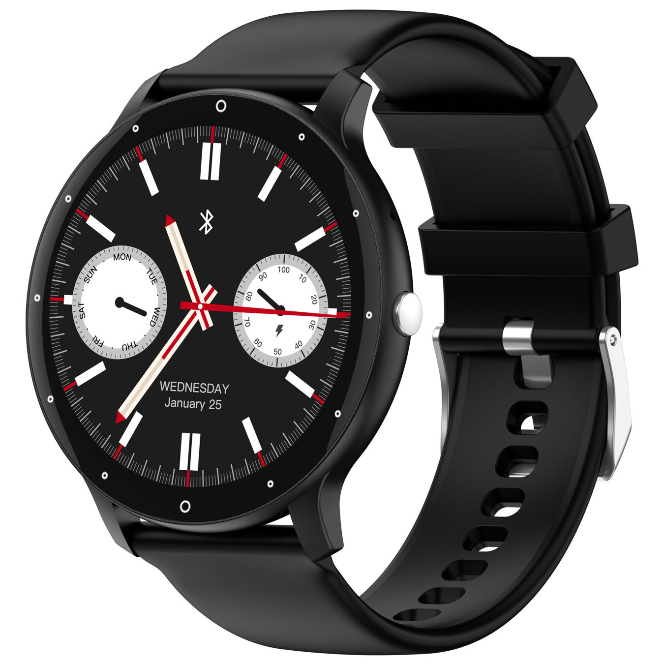 SMARTWATCH UNISEX GRAVITY GT1-2 PRO - ROZMOWY BLUETOOTH, DODATKOWY PASEK (sg027b)