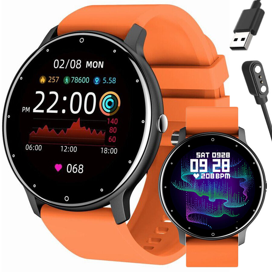 SMARTWATCH UNISEX GRAVITY GT1-9 - PULSOMETR, WŁASNE TARCZE (sg015i)