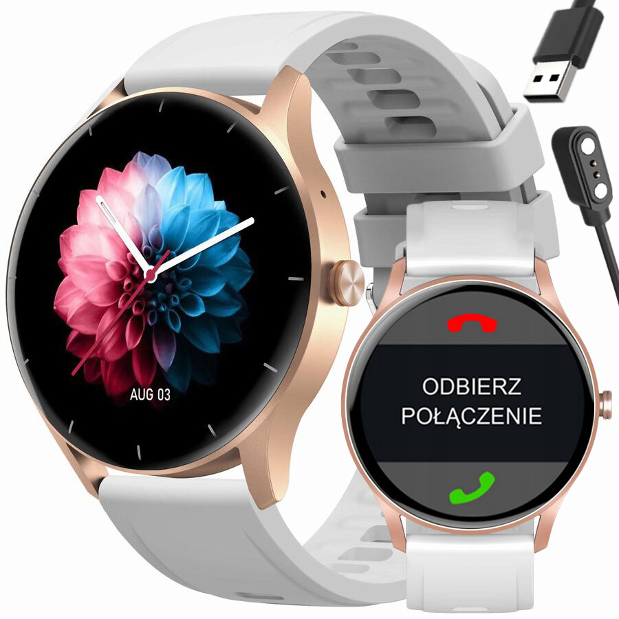 SMARTWATCH UNISEX GRAVITY GT2-5 - ROZMOWY BLUETOOTH, WŁASNE TARCZE (sg019e)