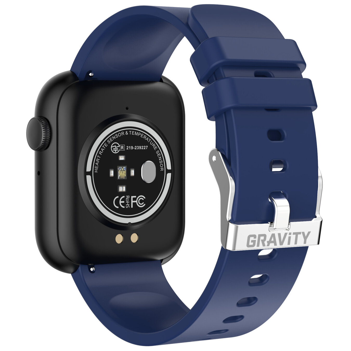 SMARTWATCH UNISEX GRAVITY GT3-5 - ROZMOWY BLUETOOTH, WŁASNE TARCZE (sg022e)