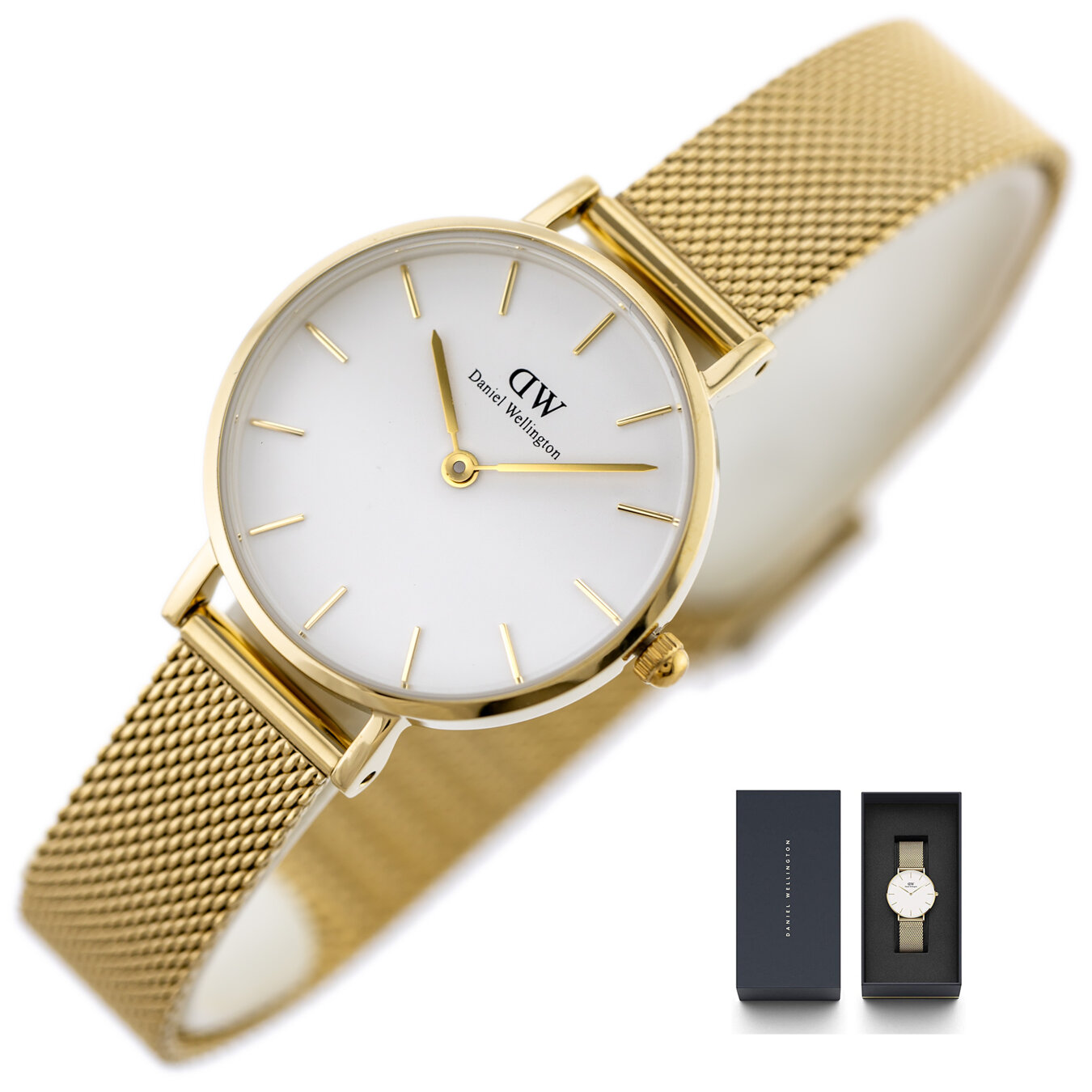 ZEGAREK DAMSKI DANIEL WELLINGTON DW00100348 - Petite Evergold 32mm