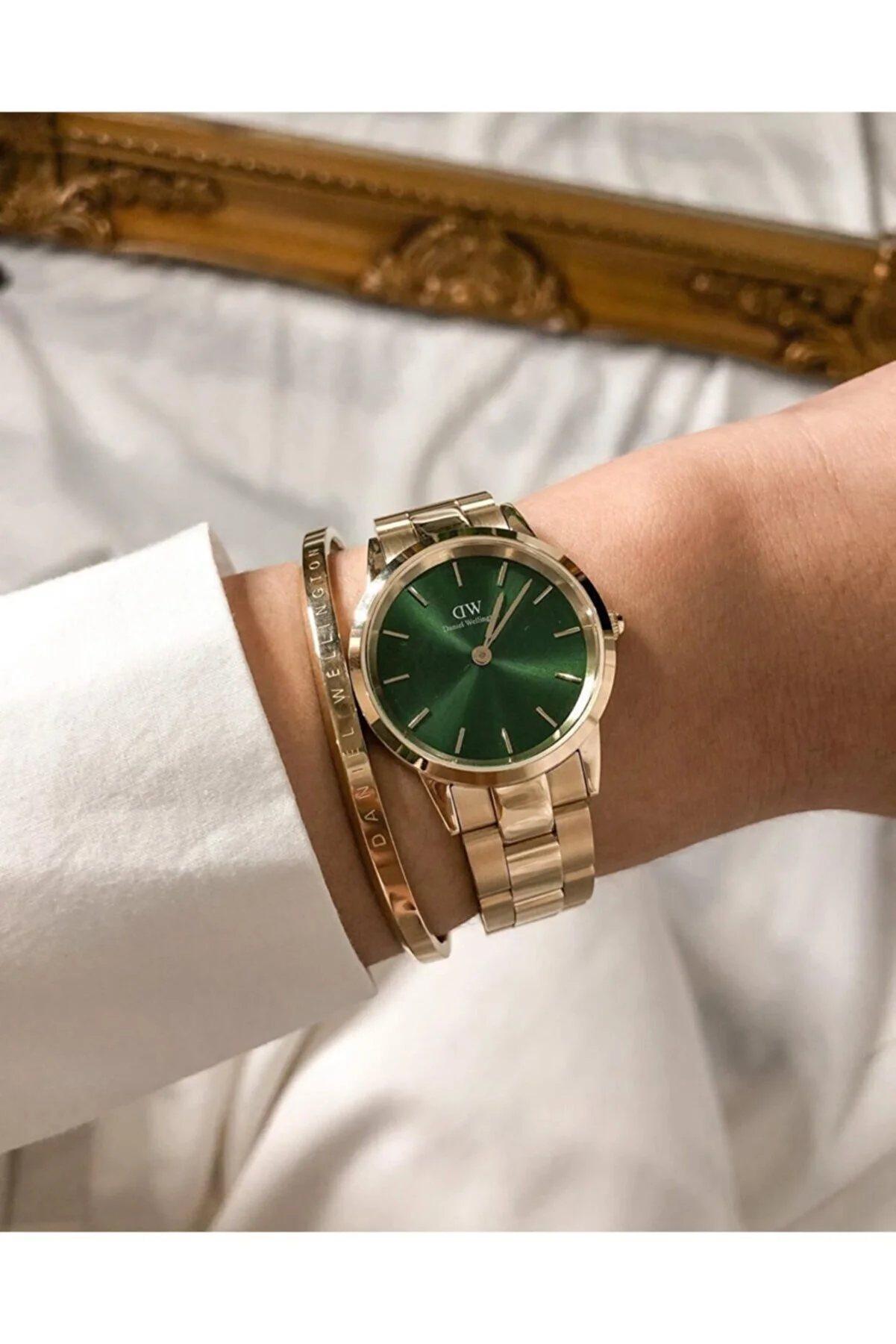 ZEGAREK DAMSKI DANIEL WELLINGTON DW00100419 Iconic Emerald 36mm + BOX