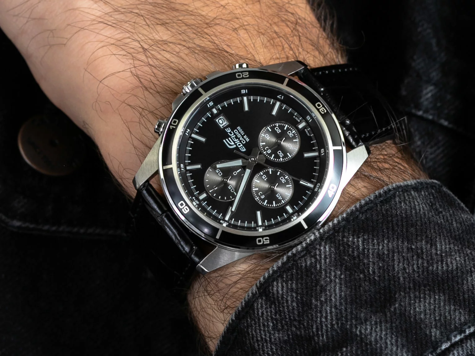 ZEGAREK MĘSKI CASIO EDIFICE Chronograph  EFR-526L-1AV  + BOX