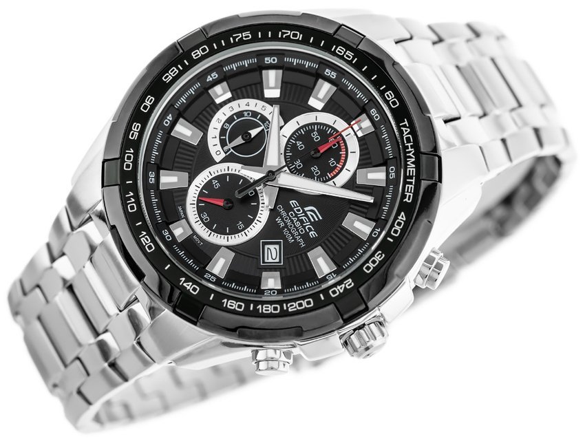 ZEGAREK MĘSKI CASIO EDIFICE EFR-539D-1A - 10ATM (zd114a) + BOX