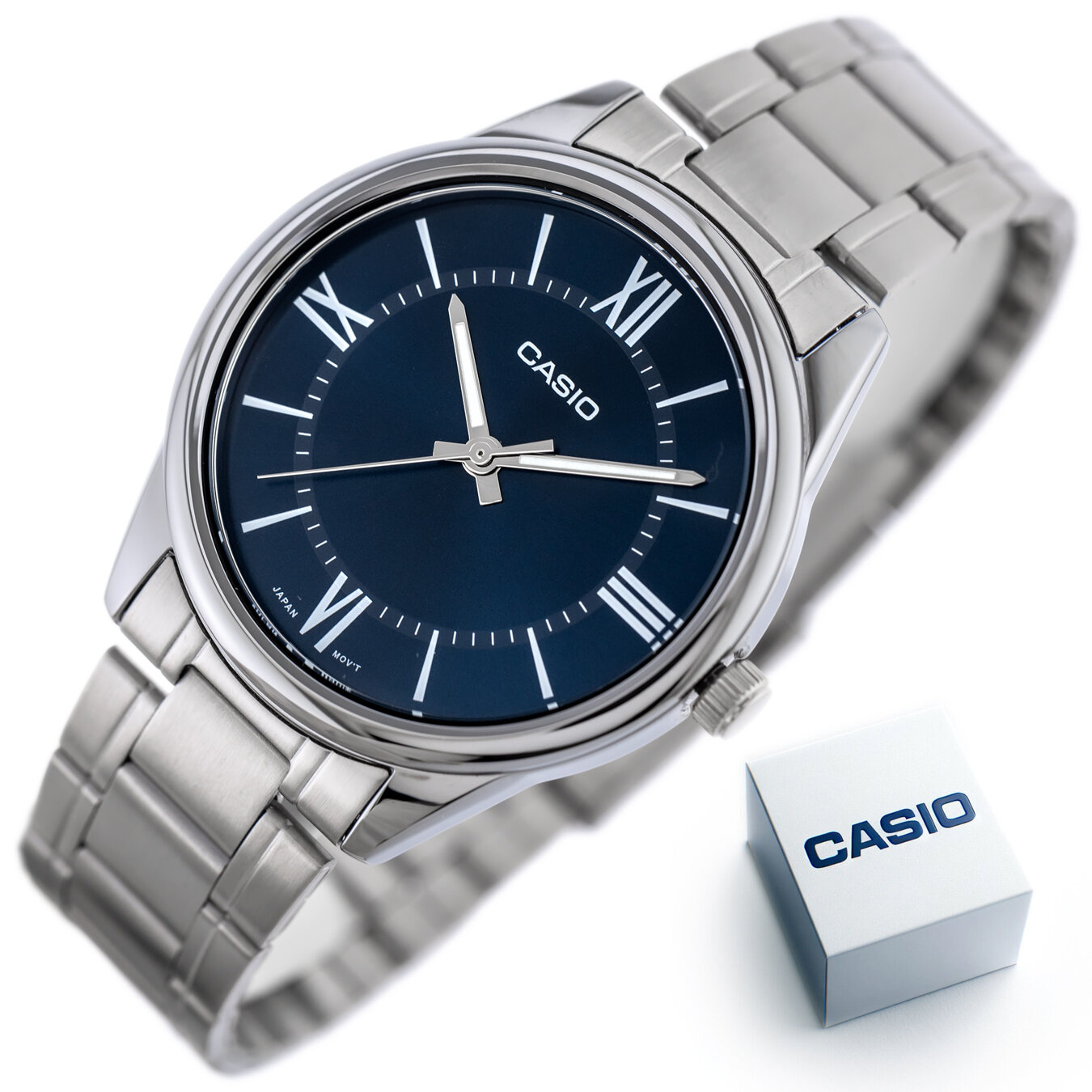 ZEGAREK MĘSKI CASIO MTP-V005D-2B5 + BOX