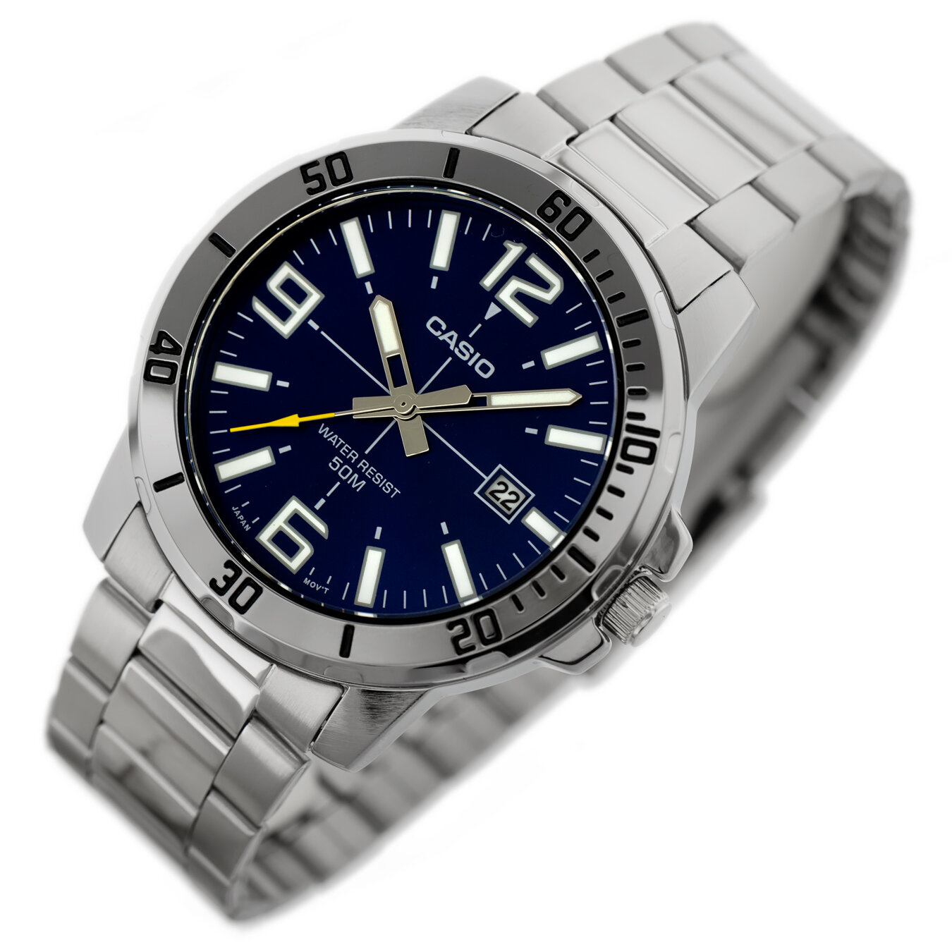 ZEGAREK MĘSKI CASIO MTP-VD01D-2B (zd175a) + BOX