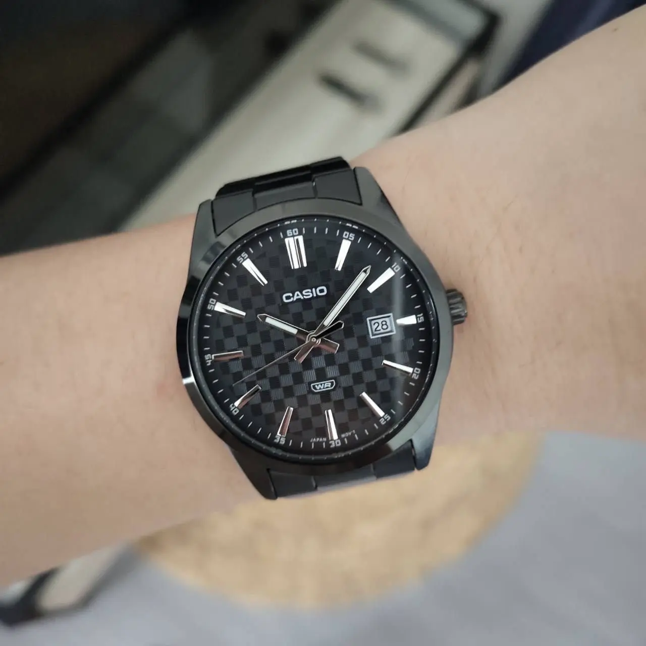 ZEGAREK MĘSKI CASIO MTP-VD03B-1A + BOX 